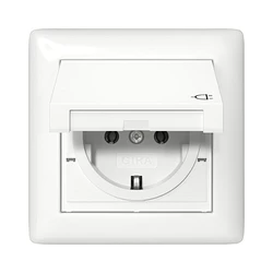 Πρίζα GIRA 415703 SCHUKO KD + Set IP44 + Frame 1f Standard 55 ReinWhite