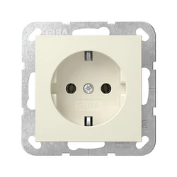 Πρίζα GIRA 418801 SCHUKO System 55 CremeWhite