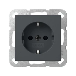 Πρίζα GIRA 445328 SCHUKO SH System 55 anthracite