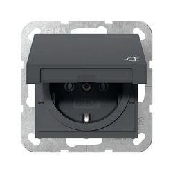 Πρίζα GIRA 445428 SCHUKO KD System 55 anthracite