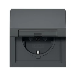 Πρίζα GIRA 445467 SCHUKO KD Gira TX_44 anthracite