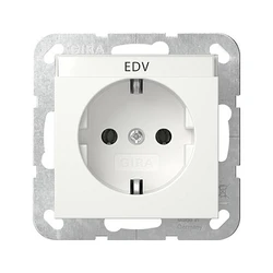 Πρίζα GIRA 445703 SCHUKO BSF System 55 ReinWhite