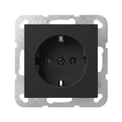 Πρίζα GIRA 4188005 SCHUKO System 55 Black m