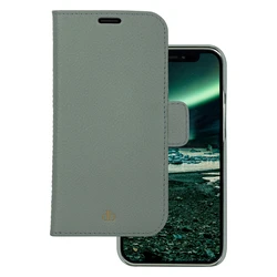 Θήκη Κινητού Dbramante1928 New York - Flip - Saffiano leather - Green Bay - iPhone 13 Pro
