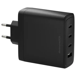 Φορτιστής Πρίζας Dbramante1928 re-charge - 140 Watt - 4 Outputs (3 x USB-C, USB) - Black