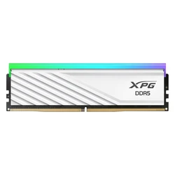 Μνήμη RAM Σταθερού DDR5 64GB Adata DIMM 6000 (2x 32 GB) Dual-Kit (White, AX5U6000C3032G-DTLABRWH, Lancer Blade RGB, Intel XMP, AMD EXPO)