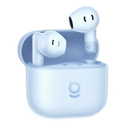Baseus Bass BS2 Lite In‑ear Bluetooth Handsfree Ακουστικά με Θήκη Φόρτισης Galaxy Blue