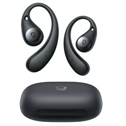 Baseus Eli Sport 2 Open Ear Bluetooth Handsfree Ακουστικά με Αντοχή στον Ιδρώτα και Θήκη Φόρτισης Μαύρα