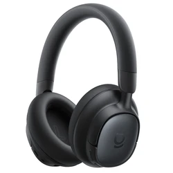 Baseus Bowie MH1 Wireless Bluetooth Over-Ear Headphones with 80 Hours Playtime and Quick Charge, Black