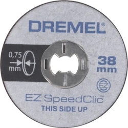 Dremel Ακριβείας EZ SpeedClic SC409 Δίσκος Κοπής Μετάλλου 38mm 5τμχ