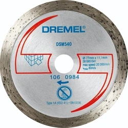 Δίσκος κοπής Dremel DSM540 (2615S540JB) για πλακάκια, κεραμίδια, μάρμαρο και τούβλα