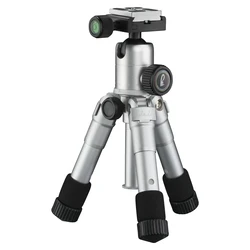 Mantona Kaleido Mini Tripod - Mini Silver Metallic