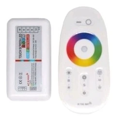 Ελεγκτής LED Avide 12V 216W RGB+W RF Τηλεχειριστήριο Αφής