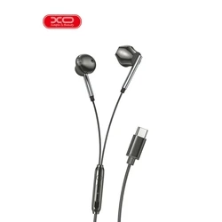 Handsfree Ακουστικά Xo Ep66 Crescent Type C,Μαύρο