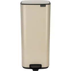 Brabantia Plastic Pedal Bin 30 L, Beige