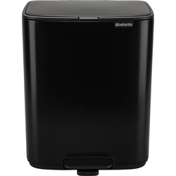 Brabantia Bo Step On Trash Can 12 L Matt Black