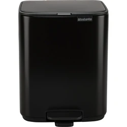 Brabantia Plastic Pedal Bin 7 L Black (Model 237867)