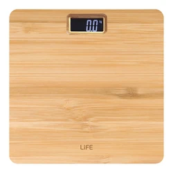 Ζυγαριά Μπάνιου Life NATURE BAMBOO SCALE 280X280X30mm
