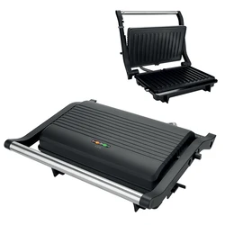 Τοστιέρα Με Αντικολλητικές Grill Πλάκες, 1000w