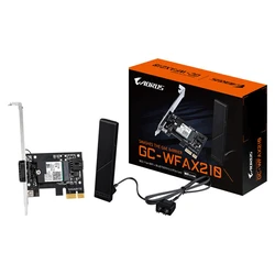 Gigabyte Ασύρματη Κάρτα Δικτύου Wi‑Fi 6E (2400Mbps) PCI‑e GC‑WFAX210