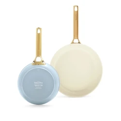 GreenPan Padova Reserve Light Blue 2-Piece Non-Stick Frying Pan Set