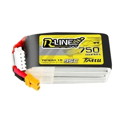Tattu R-Line Li-Po Battery 14.8V 750mAh 95C 4S XT30 (TAA7504S95X3)