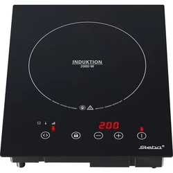 Steba IK 60 E Ceramic Hotplate / Single Electric Hotplate (Black)