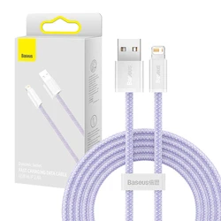 Καλώδιο USB to Lightning Baseus Dynamic 2.4A 2m (Purple)