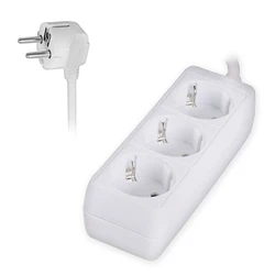 Πολύπριζο Sonora PSW300 3 θέσεων με διακόπτη μαύρο χρώμα.