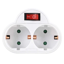 Ταφ Sonora PAW201 2 Θέσεων με Διακόπτη White