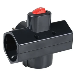 Αντάπτορας Ρεύματος Ταφ Sonora Cpab301 3 Θέσεων Σούκο Με Διακόπτη On/Off