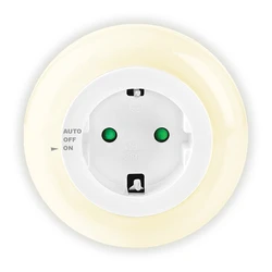 Φωτάκι νυκτός LED Sonora Ring Light με pass through πρίζα σούκο