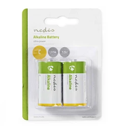 Αλκαλικές Μπαταρίες NEDIS C 1.5 V 2 Pieces Blister