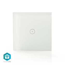 Smart Wall switch Nedis WIFIWS10WT WiFi, Single