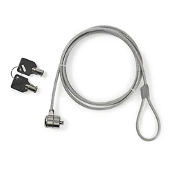 Κλειδαριά Laptop Nedis Με Κλειδιά, 1,8m.