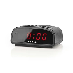 Επιτραπέζιο Ρολόι Nedis CLDK008BK Digital 0.6" LED Snooze