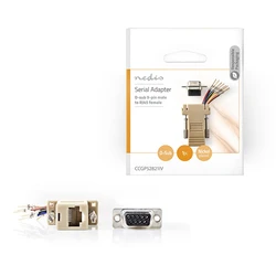 Αντάπτορας VGA Nedis female σε RJ-45 female White (CCGP52821IV)