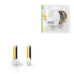 Καλώδιο Προέκτασης Nedis Τροφοδοσίας ATX-12V 4pin Αρσ. Σε ATX-12V 4pin Θηλ. 0.15m