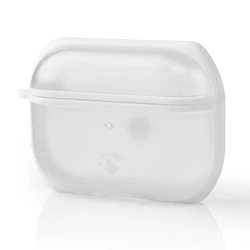 Θήκη για Apple Airpods Pro Nedis APPROCE100TPWT διαφανές/λευκό