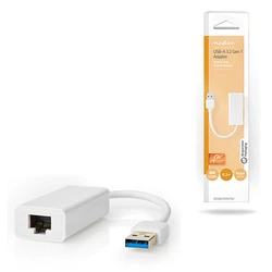 Αντάπτορας Δικτύου USB Nedis CCGB61950WT02 male USB-A to female RJ45