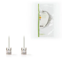 Καλώδιο Δικτύου Nedis Cat 5e male to male RJ45 0.5m Grey CCGP85100GY05