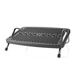 Υποπόδιο Γραφείου Nedis ERGOFR200BK Metal Black