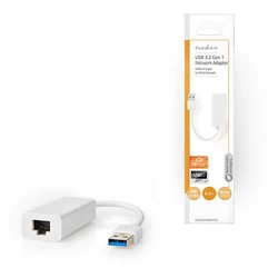 Αντάπτορας Δικτύου USB Nedis Male - RJ45 Female 1 Gbit 0,2 m White CCGP61950WT02