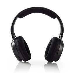Ασύρματα Ακουστικά Nedis HPRF200BK Wireless TV RF On-Ear up to 15 Hours
