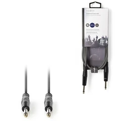 Καλώδιο 6,35 mm Nedis COTH23000GY15 Mono Male to Male Nickel Plated 1.5