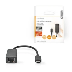 Αντάπτορας Δικτύου USB Nedis CCGP64960WT02 για Ενσύρματη σύνδεση Ethernet