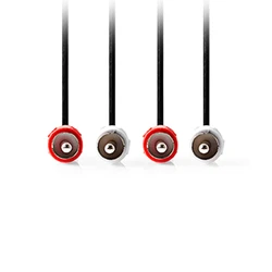 Καλώδιο RCA Nedis 2x αρσ. - 2x αρσ., 3.00m.