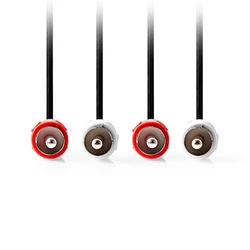 Καλώδιο 2x RCA Nedis αρσ. - 2x RCA αρσ., 10m.