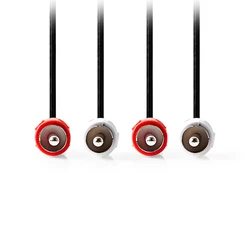 Καλώδιο RCA Nedis 2x αρσ. - 2x αρσ., 2.00m.