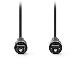 Καλώδιο Οπτικής Ίνας Nedis TosLink αρσ. - αρσ., 3.00m Μαύρο